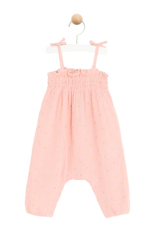 Macacão curto - Rosa-maquilhagem