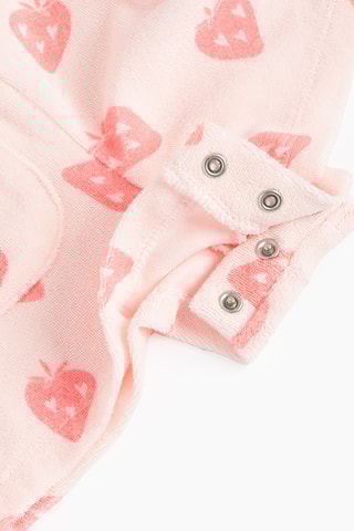 Macacão curto - Rosa-claro