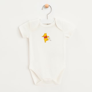 4 bodies Winnie The Pooh Disney - Amarelo e bege