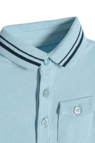 Body-polo Azul-claro