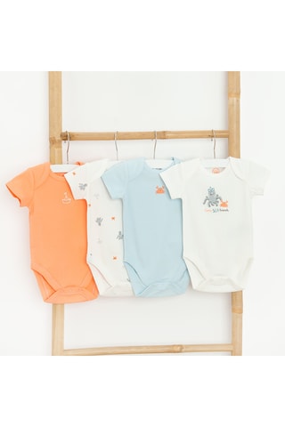 4 bodies - Azul-celeste, branco e salmão