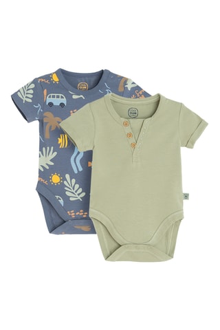 2 bodies - Verde e azul-cobalto