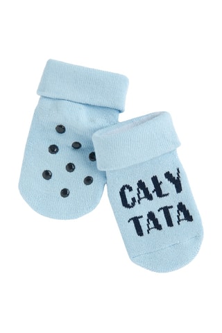 Calcetines antideslizantes - Azul claro