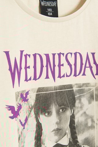 T-shirt Mercredi Adams - Bege