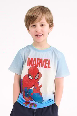T-shirt Homem-Aranha Os Vingadores Marvel - Azul-celeste
