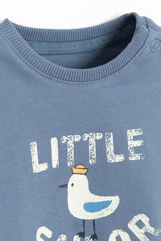 2 t-shirts - Cinzento e bege