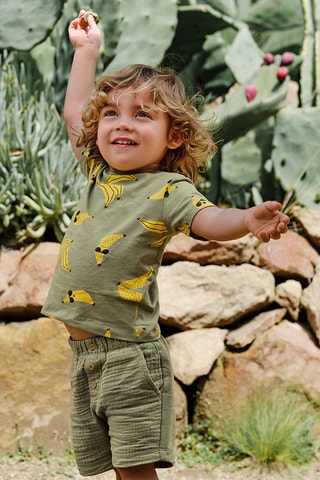 T-shirt - Verde-azeitona