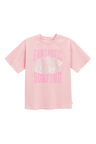 T-shirt - Rosa-maquilhagem