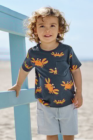 T-shirt - Azul-marinho