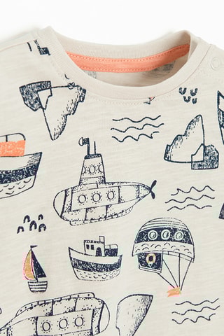 T-shirt - Bege-claro