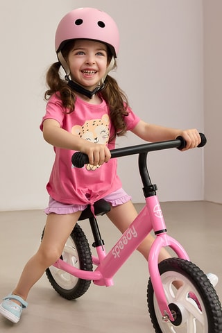 T-shirt atada - Fúcsia