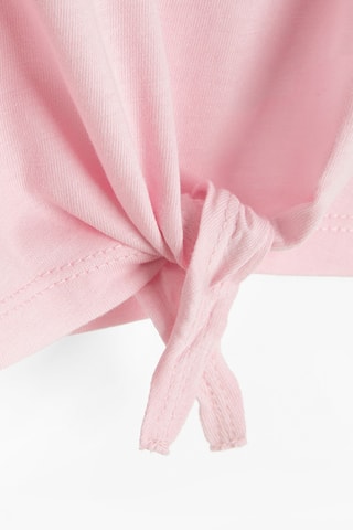 T-shirt atada - Rosa-maquilhagem