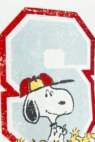 T-shirt Snoopy e Woodstock Snoopy e os Peanuts - Branco