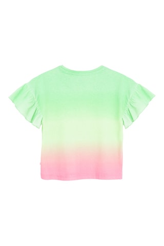 T-shirt dip and dye -  Verde-claro