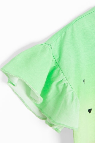 T-shirt dip and dye -  Verde-claro
