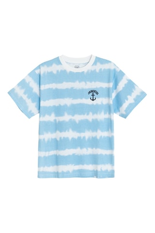 T-shirt Dip and Dye - Lichtblauw