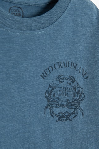 T-shirt - Azul-petróleo