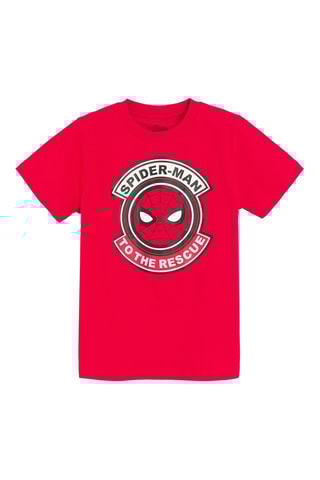 2 t-shirts Spider-Man Os Vingadores Marvel - Vermelho e azul-marinho
