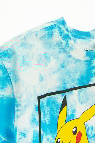 T-shirt Pikachu Pokémon - Azul-cobalto