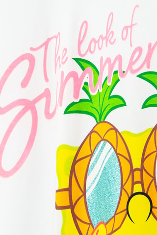 T-shirt Bob esponja -  Branco