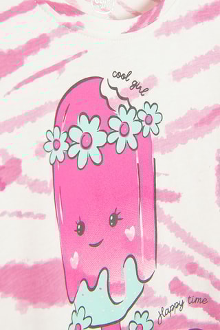 T-shirt tie and dye -  Rosa