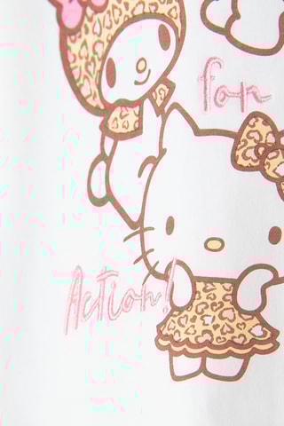 T-shirt Hello Kitty Sanrio -  Branco