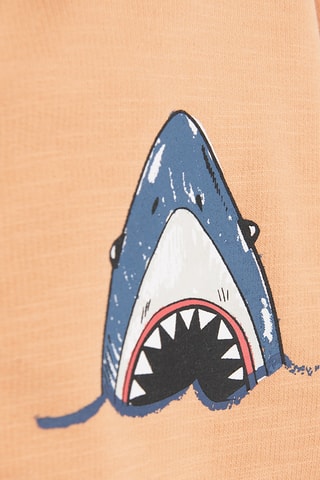 Sweat com capuz - Laranja