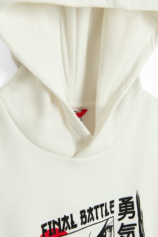 Sweat com capuz - Branco