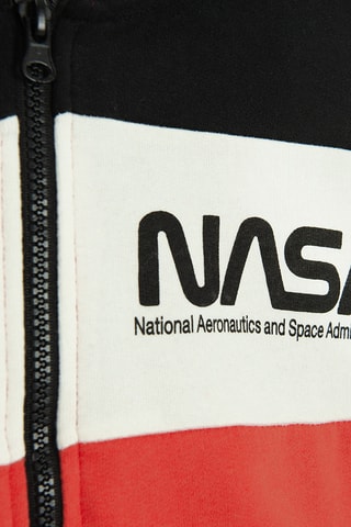 Sweat com capuz NASA - Vermelho