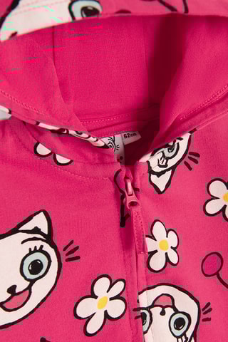 Sweat com capuz Kicia Kocia - Vermelho