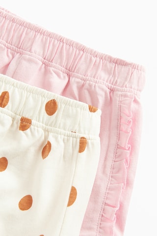 2 calções - Rosa e branco