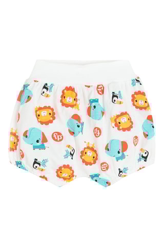 2 calções - Branco e laranja