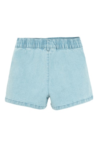 Calções de ganga - Azul-celeste