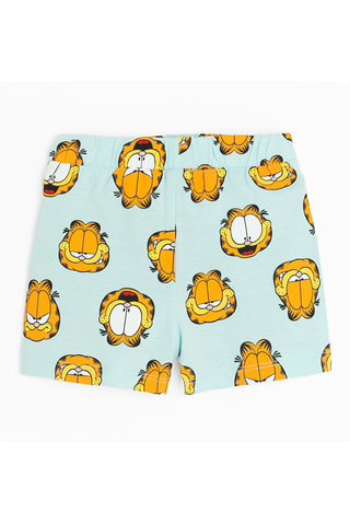 Calções Garfield - Turquesa-claro