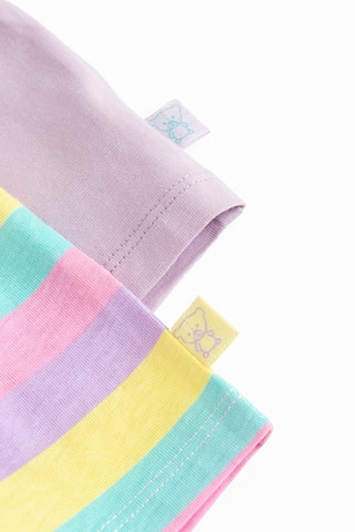 2 calções - amarelo e malva