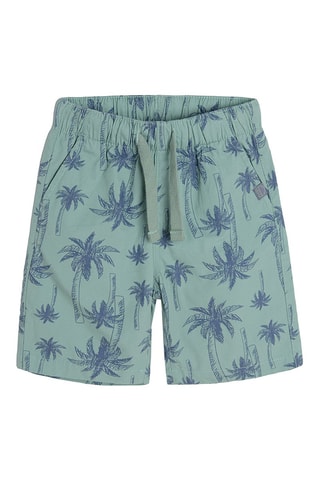 Bermudas Verde-água e azul-escuro