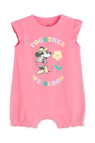 2 macacões Minnie Disney - Cru e rosa