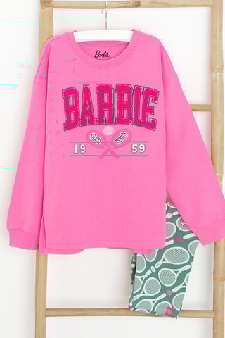 Sweat e leggings Barbie - Rosa
