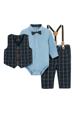 Conjunto 3 peças - Azul-marinho