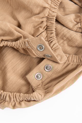 Chapéu à pescador e body - Castanho