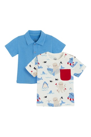 T-shirt e polo - Azul-cobalto