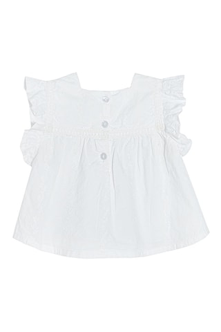 Conjunto de 3 peças Branco e azul-claro