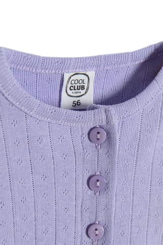 Conjunto de 3 peças Violeta e cru