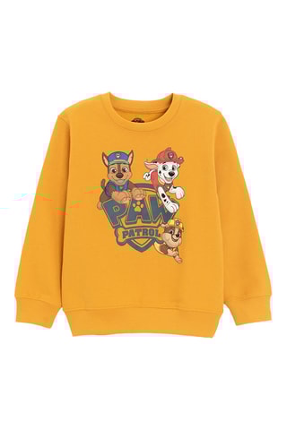 Sweat e calças de treino Patrulha Pata - Mostarda e cinzento-claro mesclado