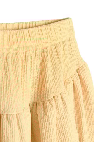 Saia com folhos Amarelo