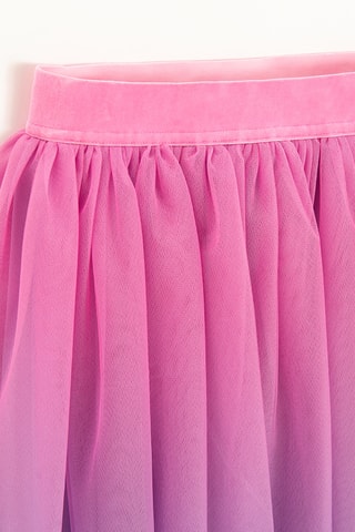 Saia dip and dye - Violeta e rosa