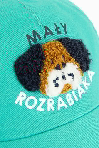 2 bonés - azul-marinho e turquesa