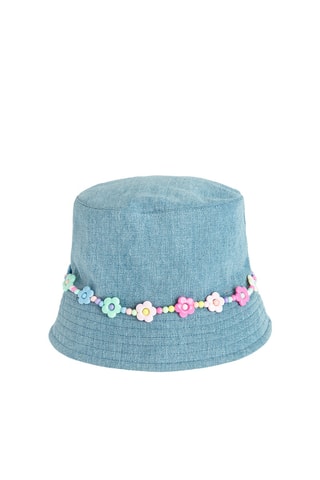 Chapéu à pescador de ganga - Azul-celeste