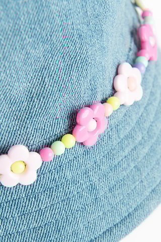 Chapéu à pescador de ganga - Azul-celeste