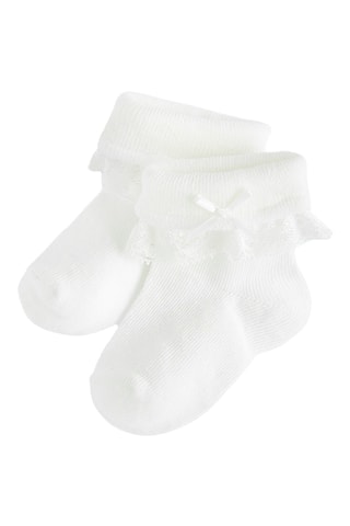 Fita e meias - Branco